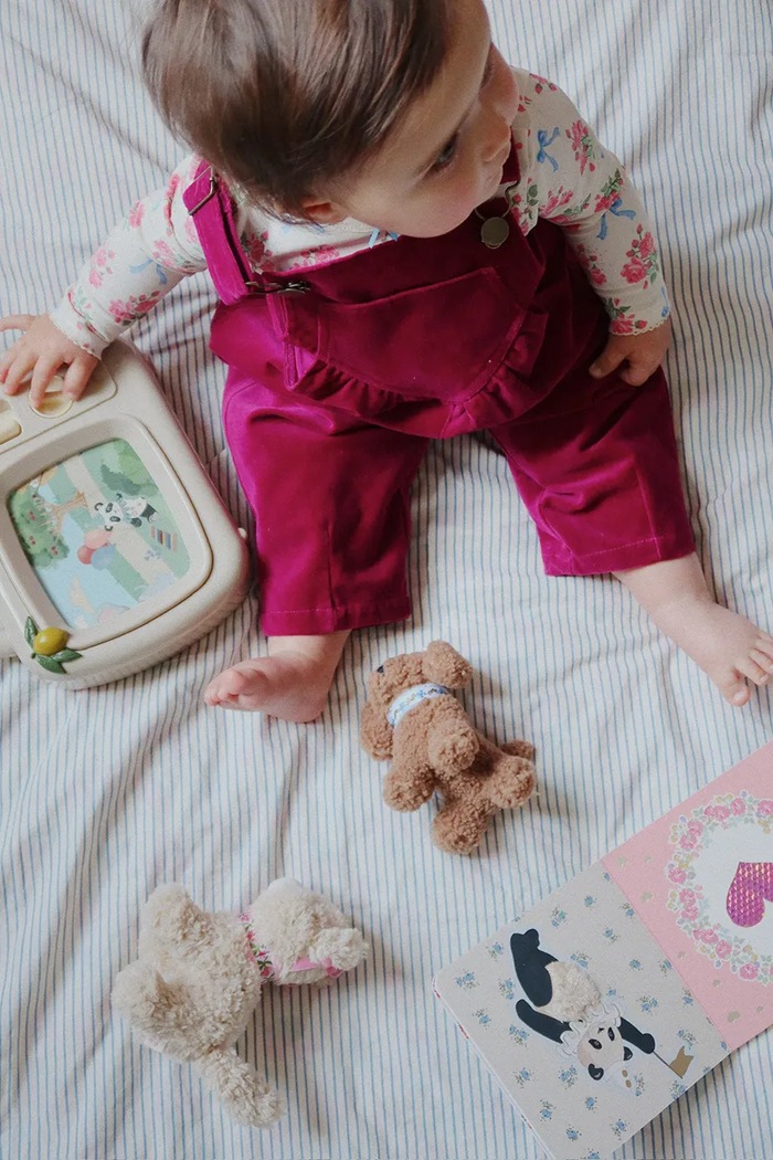 Dječje hlače Konges Sløjd BARBARA OVERALL KS103687.9BYA