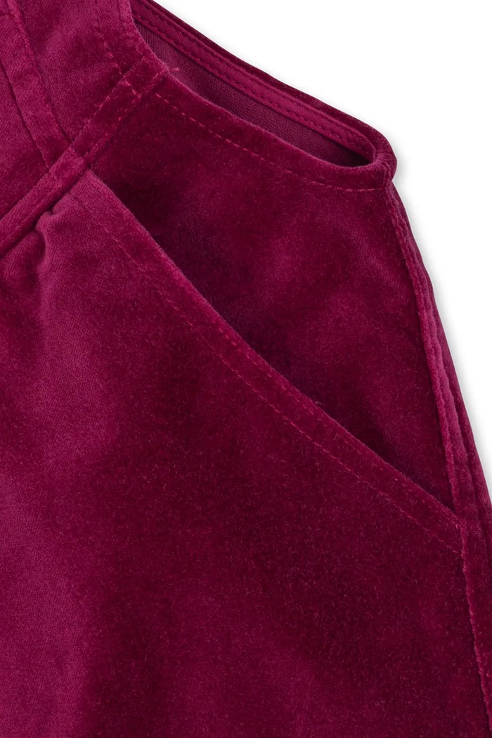 Dječje hlače Konges Sløjd BARBARA OVERALL KS103687.9BYA bordo