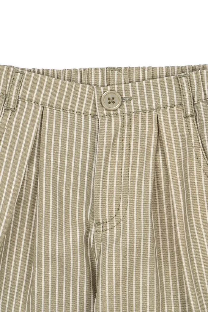 Konges Sløjd spodnie bawełniane dziecięce FRANKIE PANTS GOTS zielony KS103813.9BYA