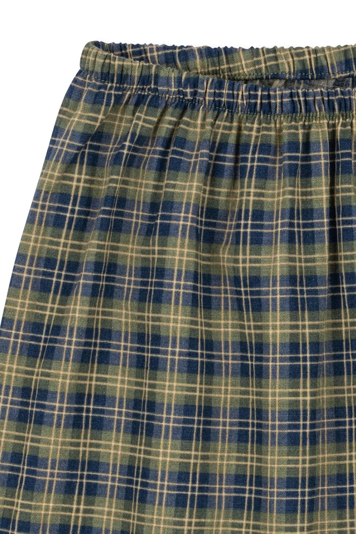 Chłopiec Konges Sløjd spodnie bawełniane dziecięce TERRE PANTS GOTS KS104013.9BYA turkusowy