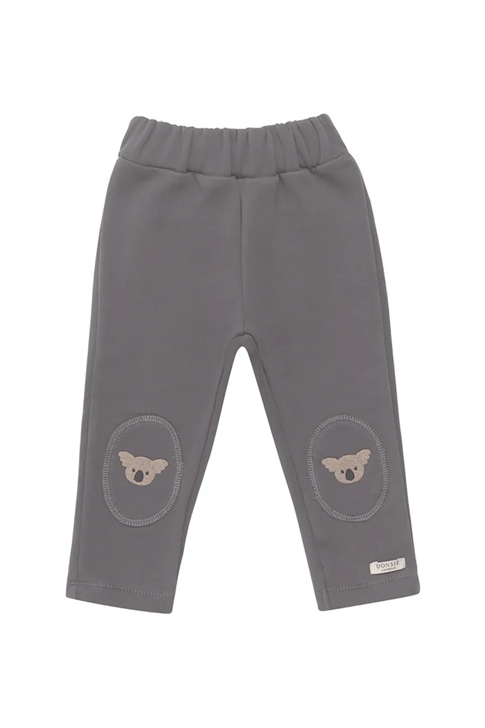 Donsje spodnie dresowe bawełniane niemowlęce Joek Trousers Koalas 3040704 szary AW25