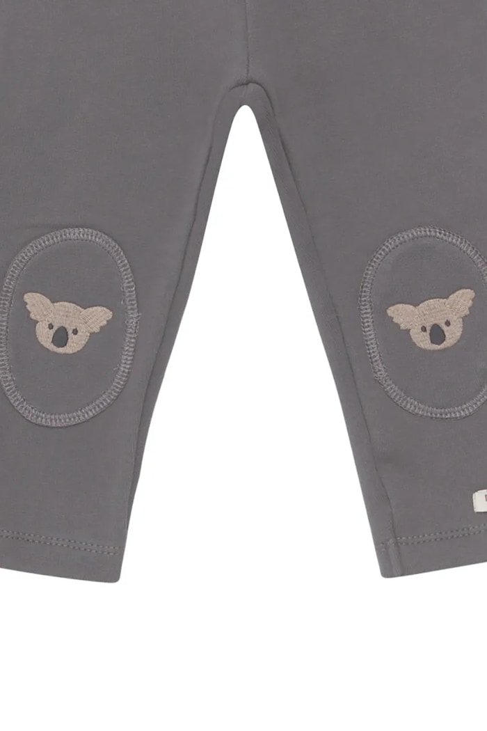 Donsje spodnie dresowe bawełniane niemowlęce Joek Trousers Koalas szary 3040704