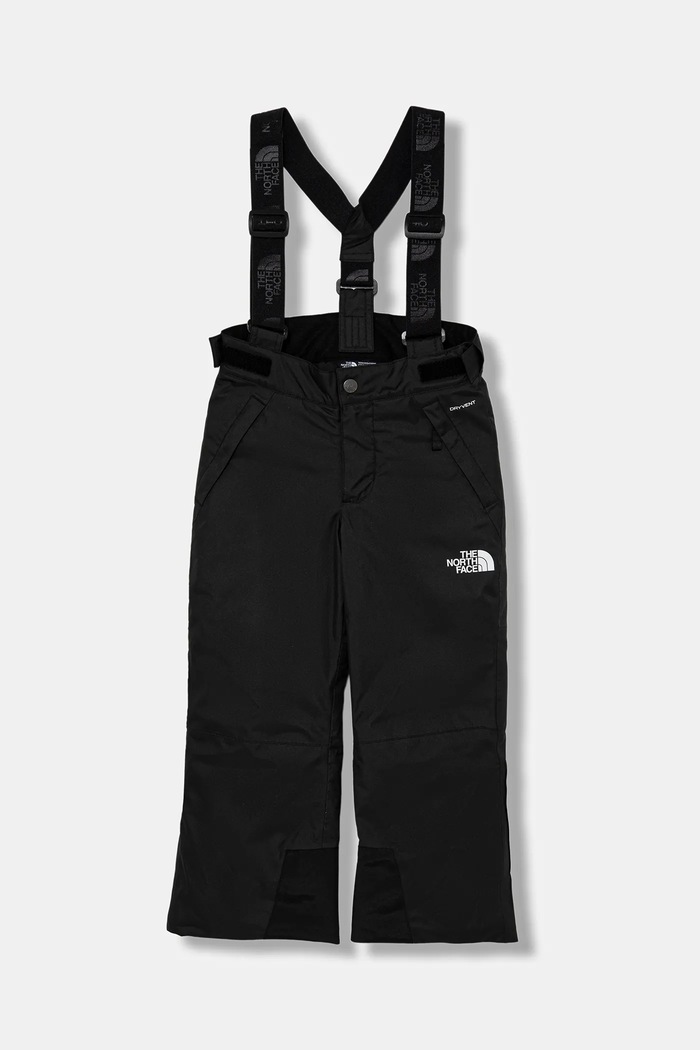 Παιδικό παντελόνι σκι The North Face TEEN SNOWQUEST SUSPENDER PANT ύφασμα μαύρο NF0A8EJPJK31