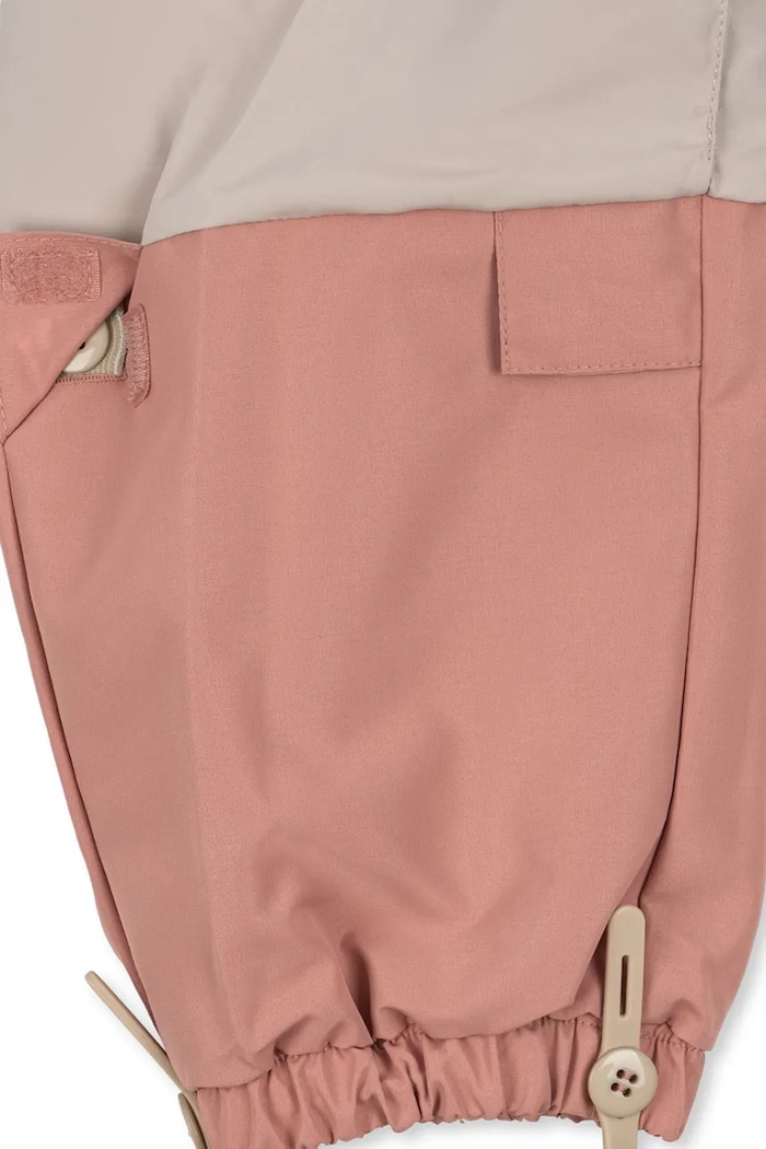 Pantaloni de ploaie pentru copii AWARD SHELL PANTS FLEXI SIZE GRS Konges Sløjd roz KS103442.9BYA