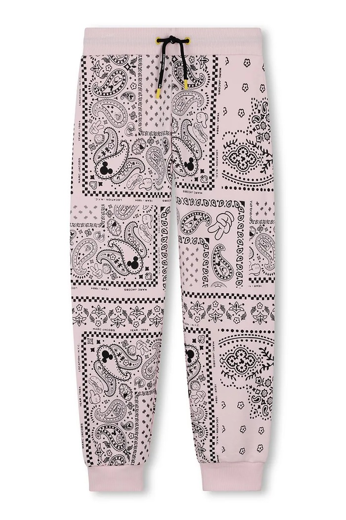 Otroški spodnji del trenirke Marc Jacobs W60651.114.150 roza AW25