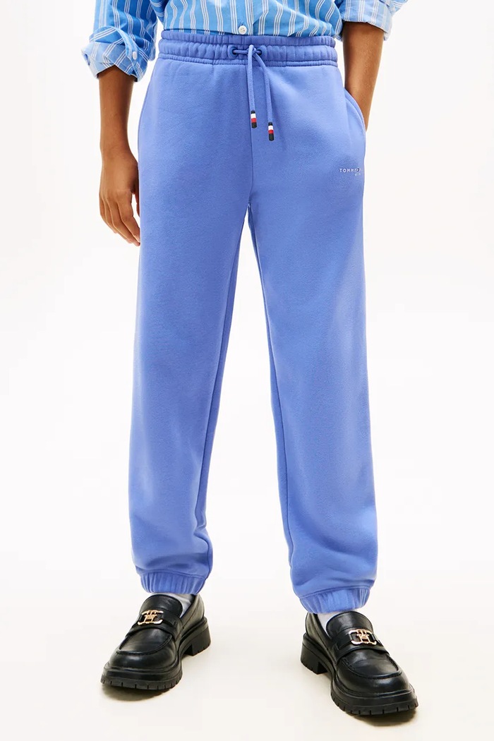 Chlapec Detské tepláky Tommy Hilfiger KS0KS00662.128.176.9BYA modrá