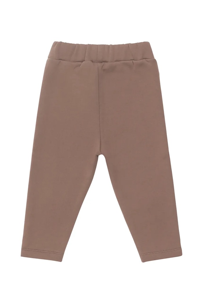 CHLAPEC Kojenecké bavlněné tepláky Donsje Joek Trousers Stags 3040707 hnědá