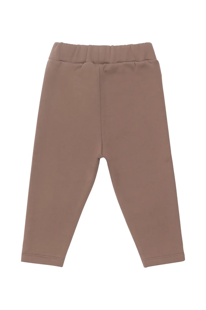 CHLAPEC Kojenecké bavlněné tepláky Donsje Joek Trousers Stags 3040707 hnědá