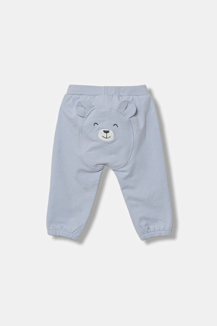 Detské tepláky United Colors of Benetton 3MDSAF029.W.seasonal modrá AW25