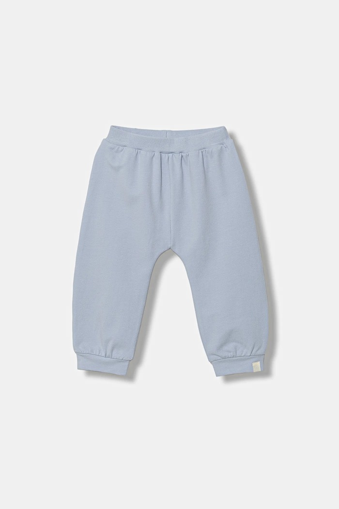 Detské tepláky United Colors of Benetton s elastanom modrá 3MDSAF02C.W.seasonal