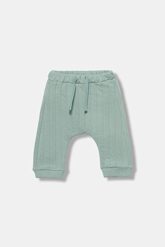 United Colors of Benetton spodnie dresowe niemowlęce dzianina turkusowy 3JOEAF02G.W.seasonal