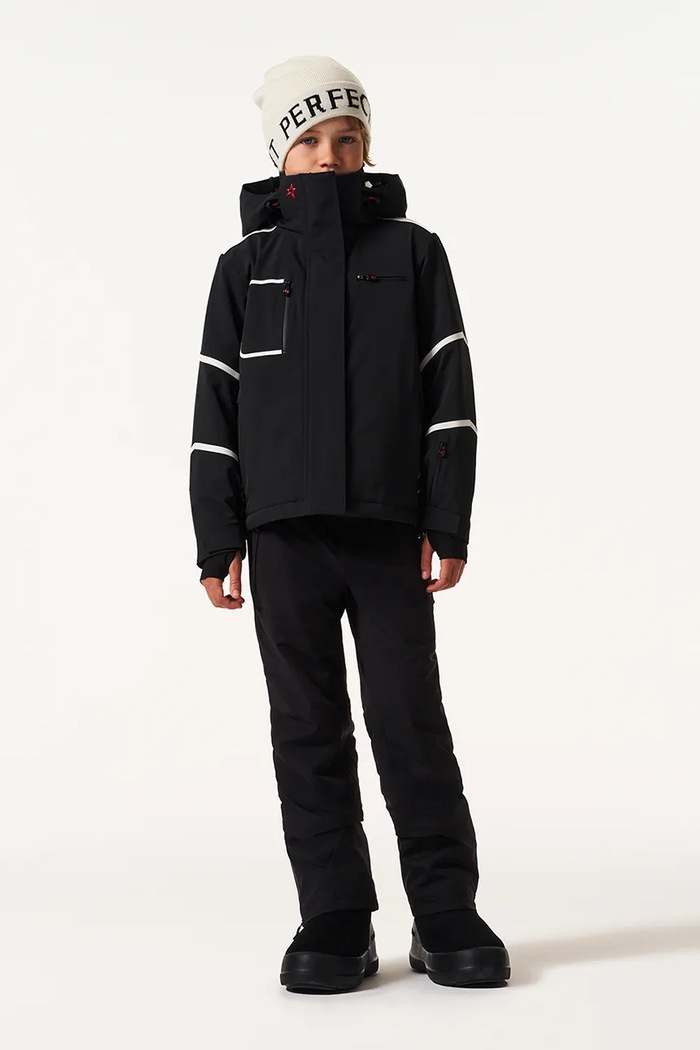 Perfect Moment pantaloni de schi pentru copii chamonix pant panza negru K6000446