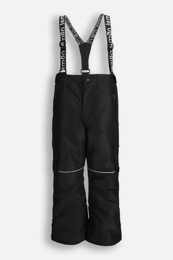 Dječje zimske sportske hlače Lemon Explore tkanina crna ZL5119204OSB