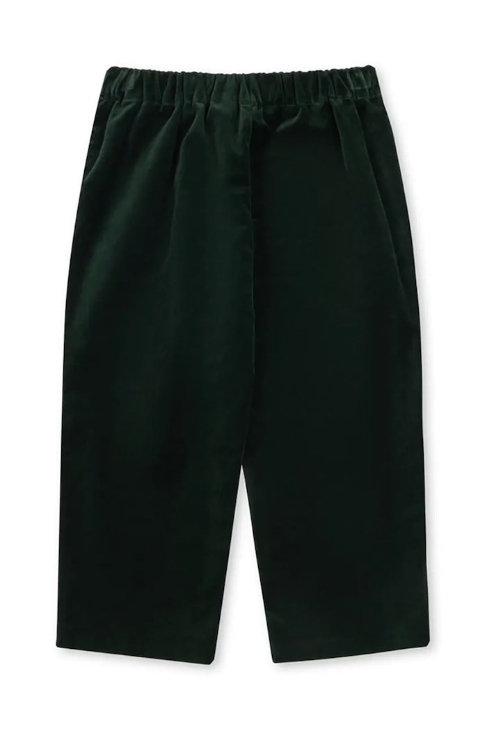 Chlapec Detské zamatové nohavice Konges Sløjd ROCKY PANTS KS104413.9BYA zelená