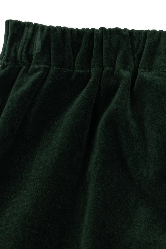 Detské zamatové nohavice Konges Sløjd ROCKY PANTS zelená KS104413.9BYA