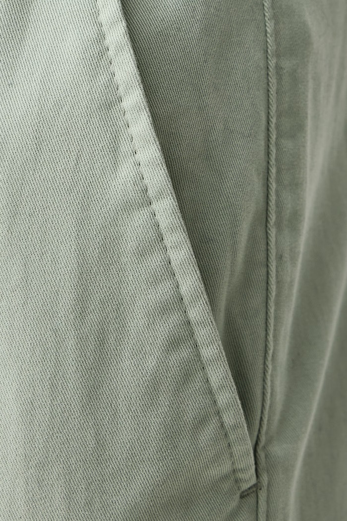 Pantaloni chinos da uomo in cotone con elastan Tommy Hilfiger MW0MW40262 verde