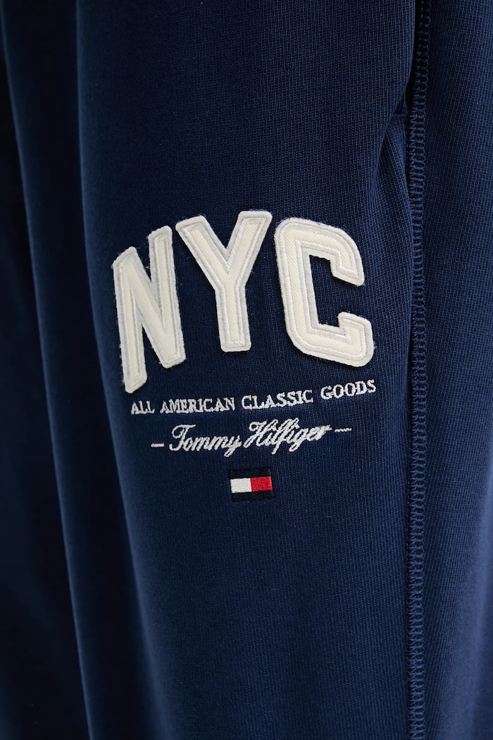 Παντελόνι φόρμας Tommy Hilfiger σκούρο μπλε MW0MW39688