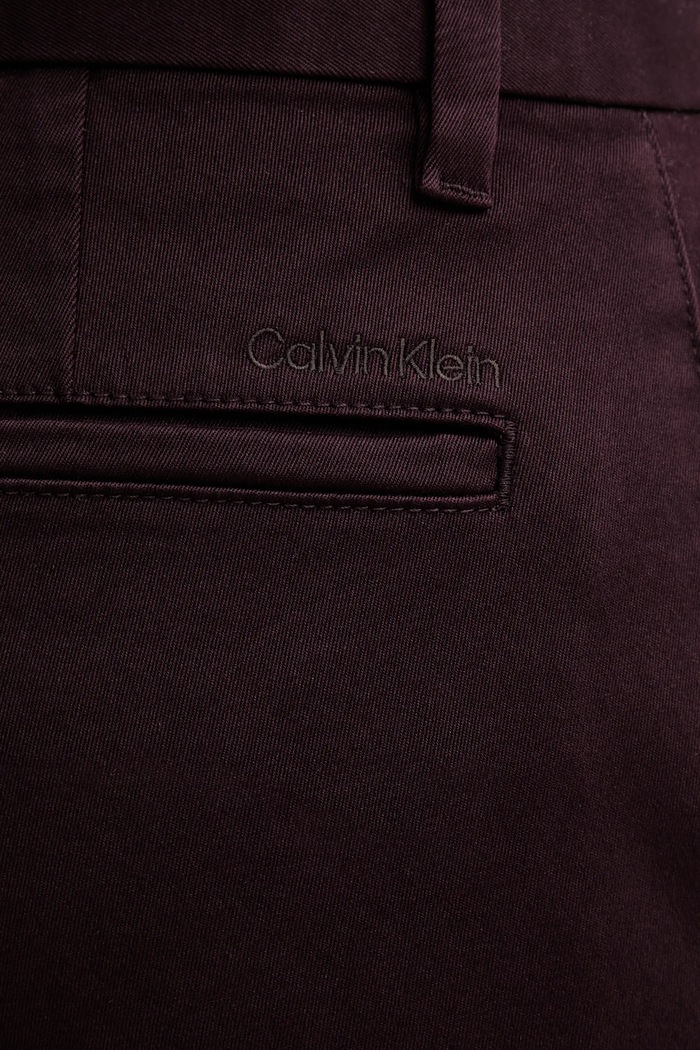 Calvin Klein pantaloni burgundia LV040EM633
