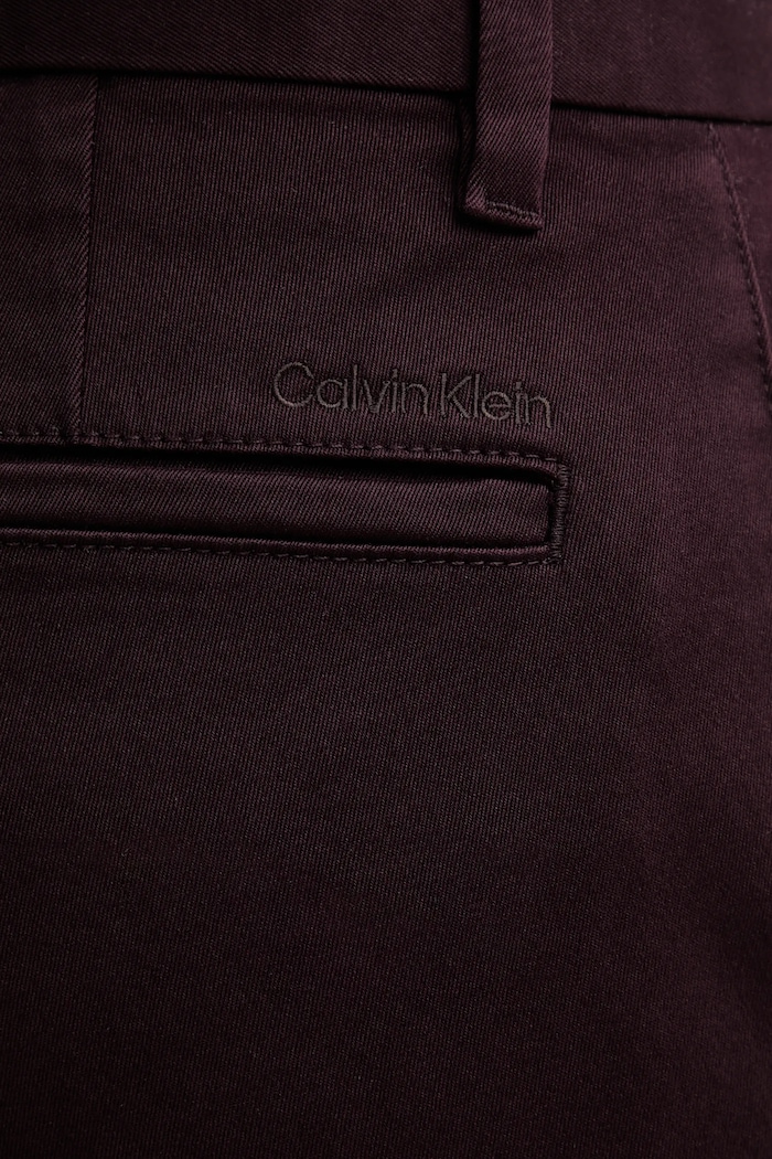 Calvin Klein pantaloni burgundia LV040EM633
