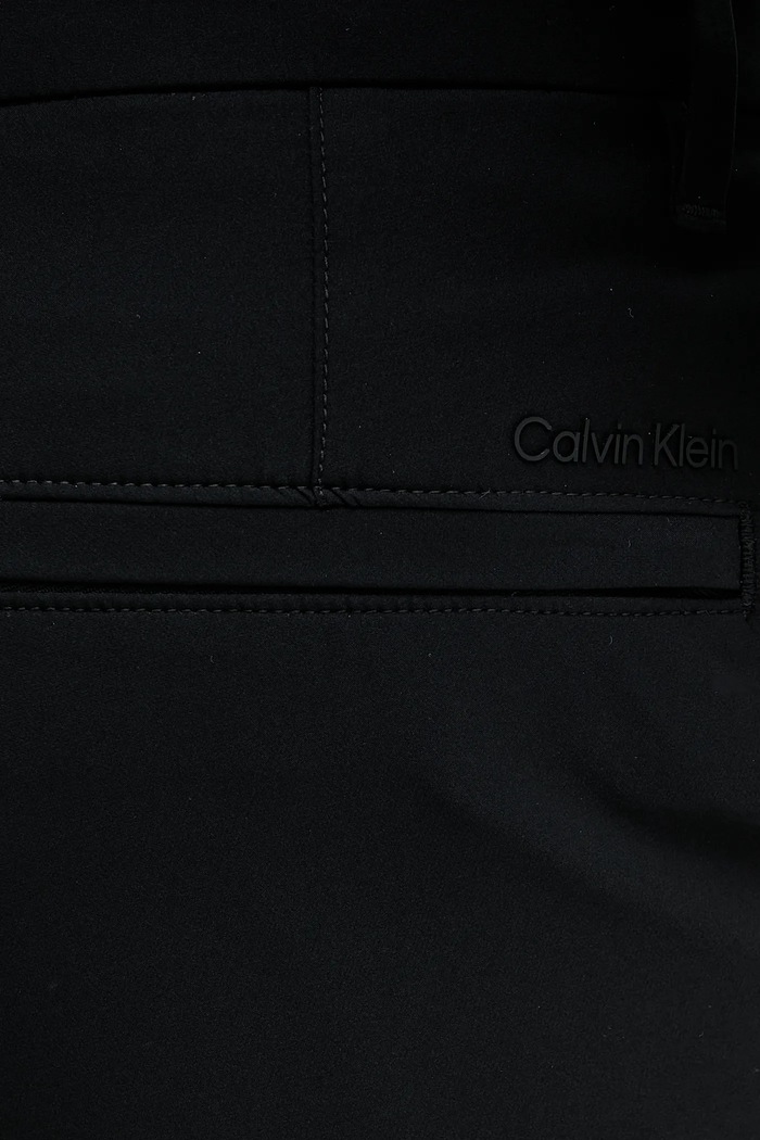 Calvin Klein παντελόνι chino ανδρικό μαύρο LV04LB610G