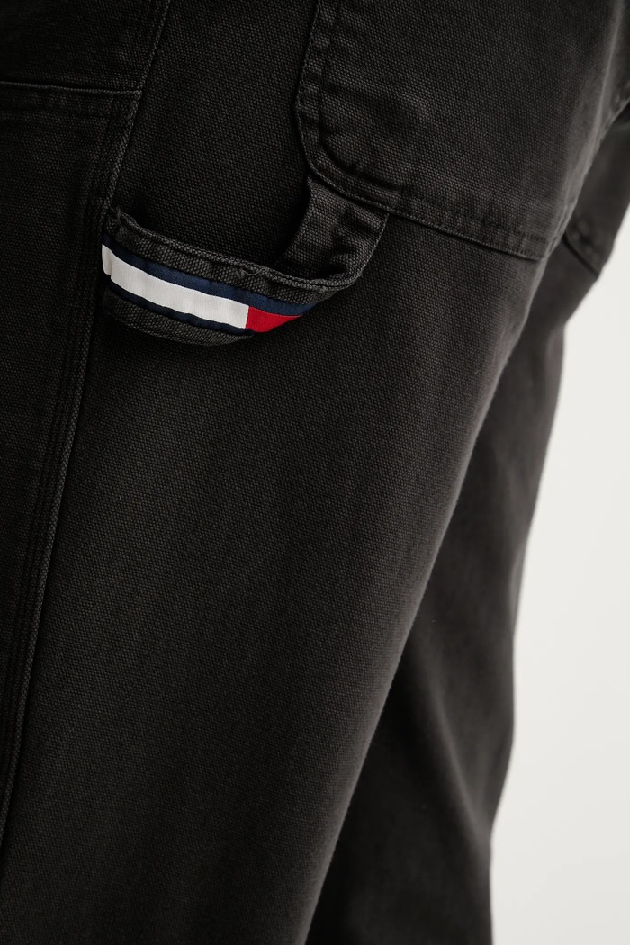Tommy Jeans nadrág fekete DM0DM21703