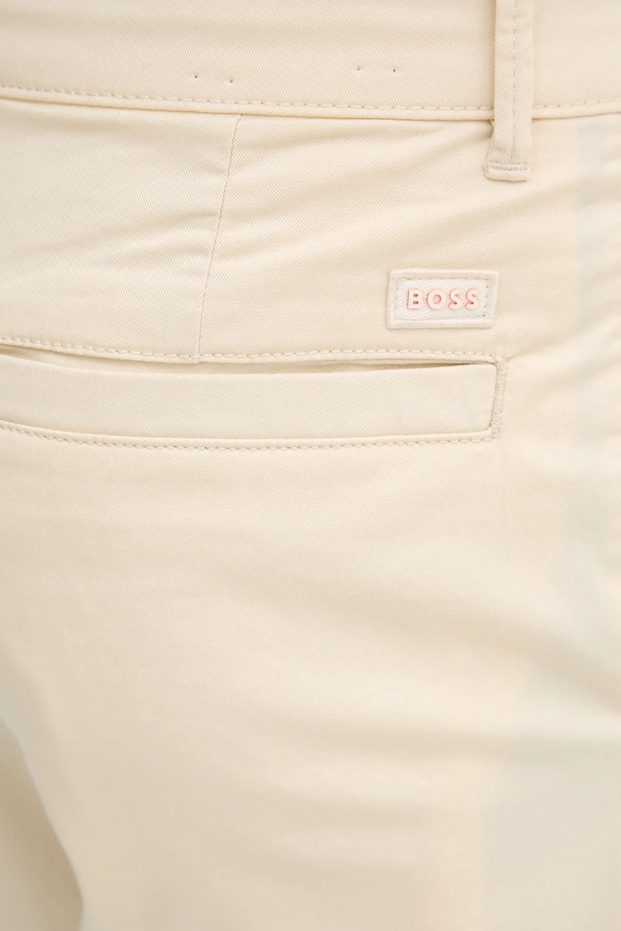Штани BOSS Orange Chino-Turn-Up бежевий 50542902