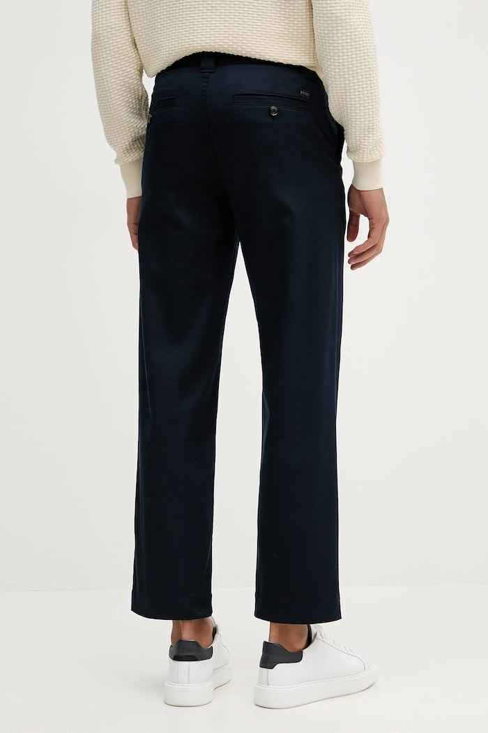 Одяг Штани BOSS Orange Chino-Straight 50545304 темно-синій