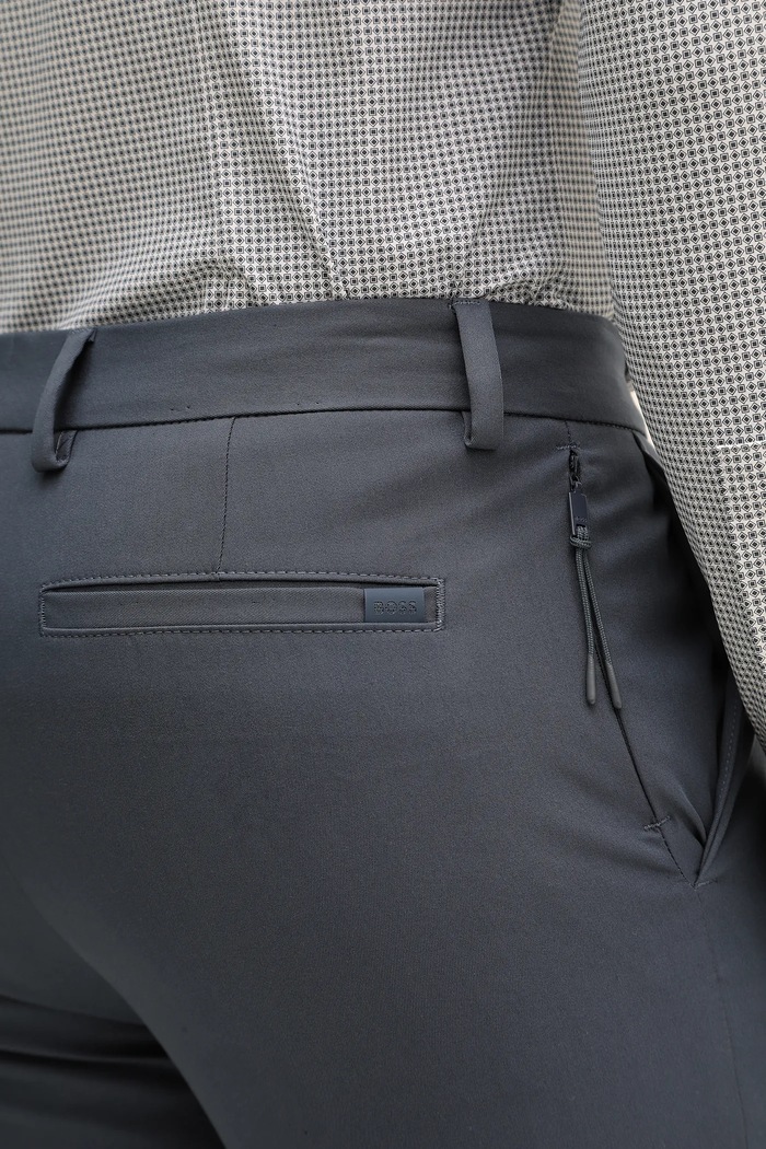 BOSS nadrág P-Kaiton1-Zip kék 50543945