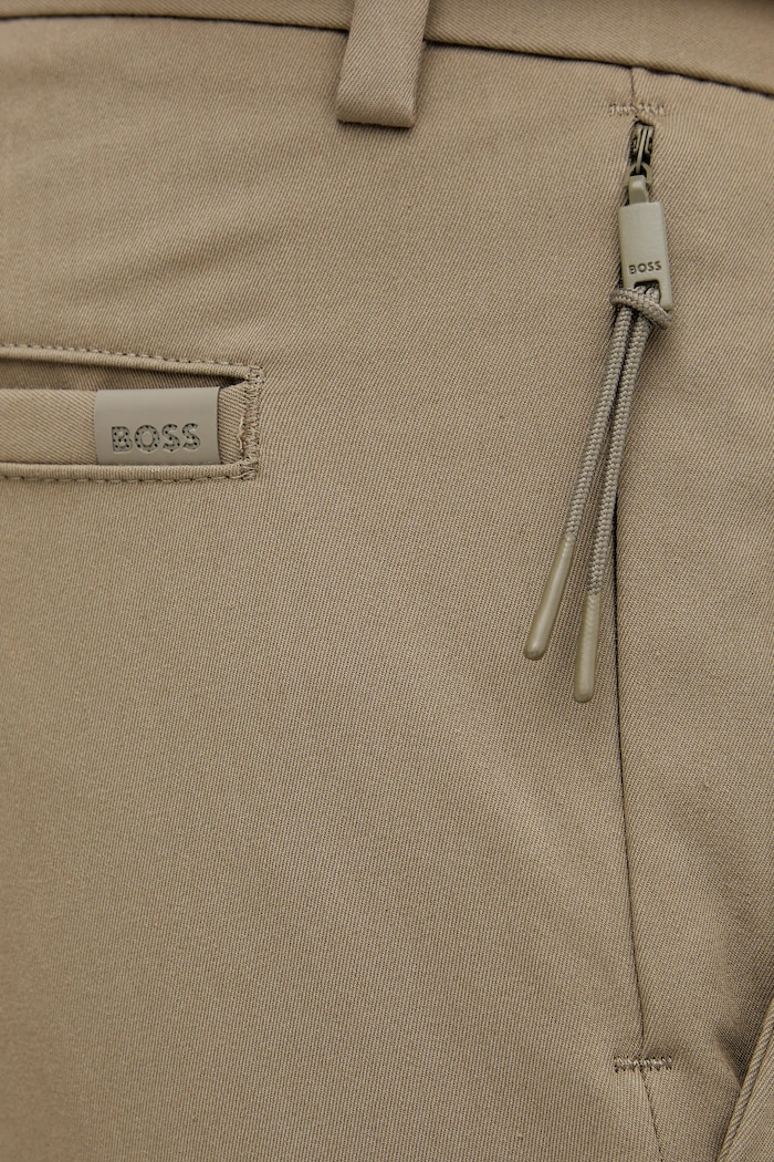Штани BOSS P-Kaiton1-Zip зелений 50543945