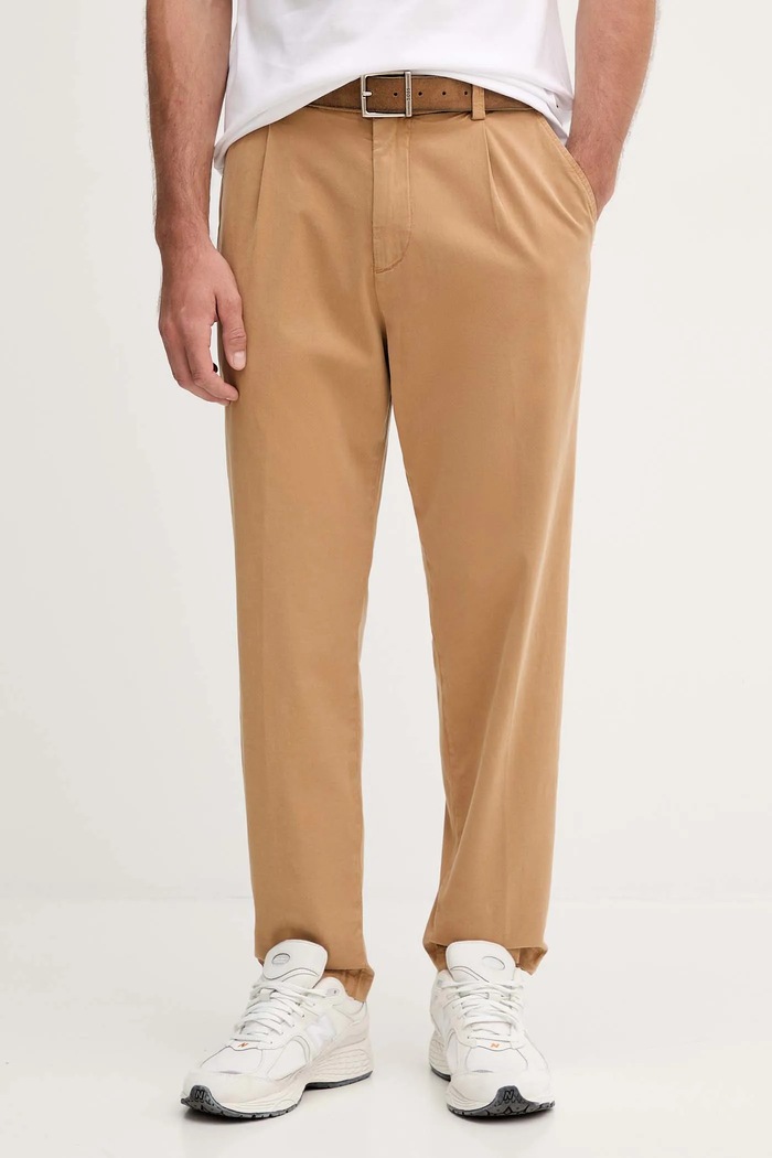 BOSS pantaloni C-Kerin-PL potrivit bej 50546894