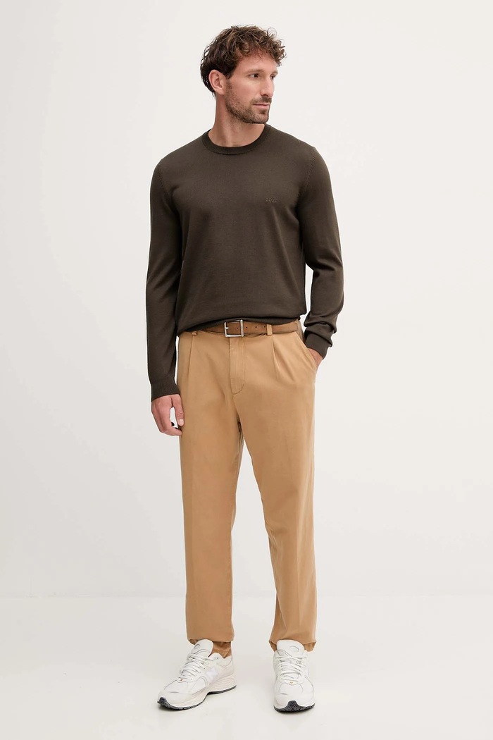 BOSS pantaloni C-Kerin-PL 50546894 bej AW25