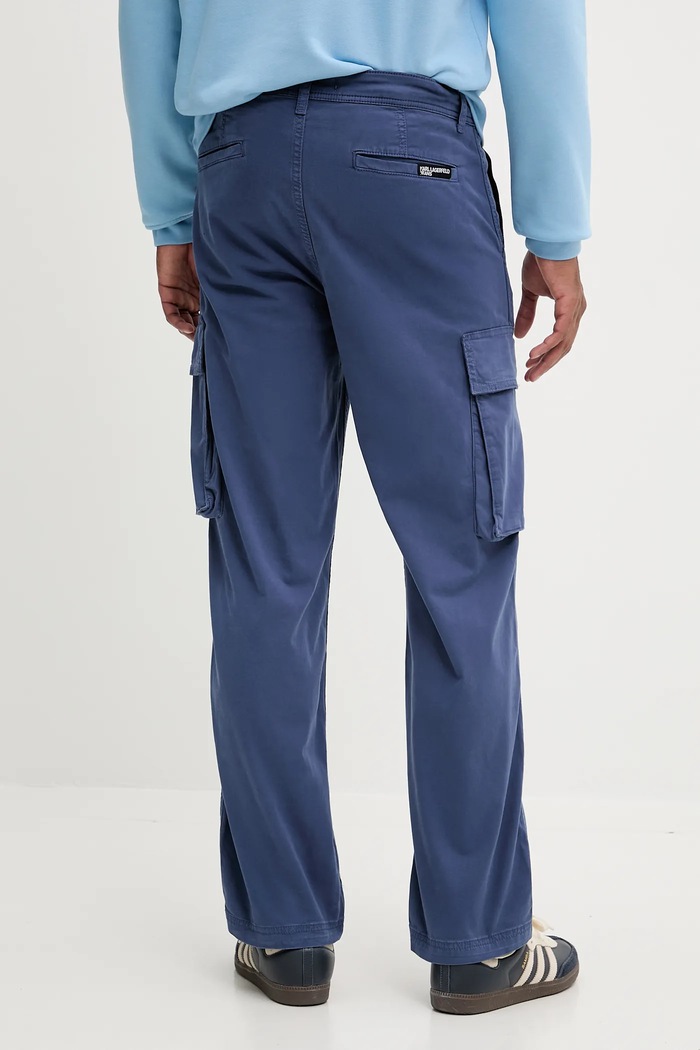 Oblečenie Nohavice Karl Lagerfeld Jeans A3M10085 modrá