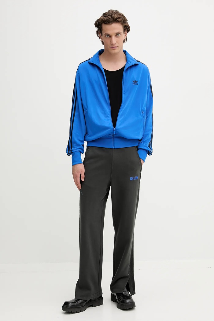 Hugo Blue pamut melegítőnadrág 50542841 szürke AW25