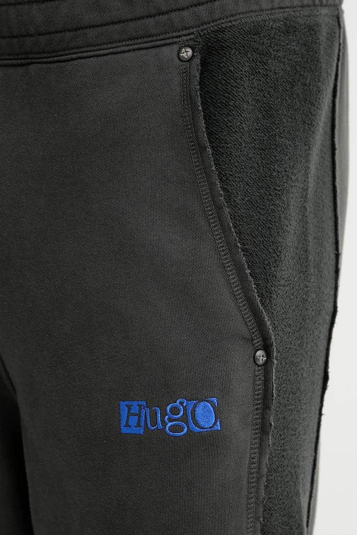 Hugo Blue pamut melegítőnadrág szürke 50542841