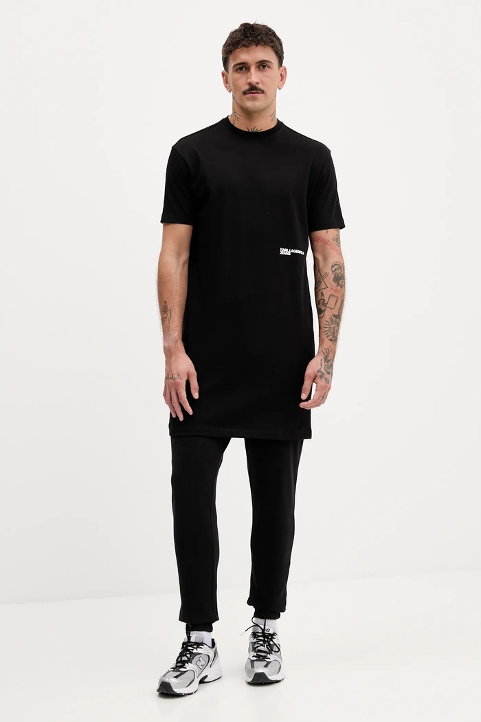 Памучен спортен панталон Tommy Jeans DM0DM22094 черен AW25