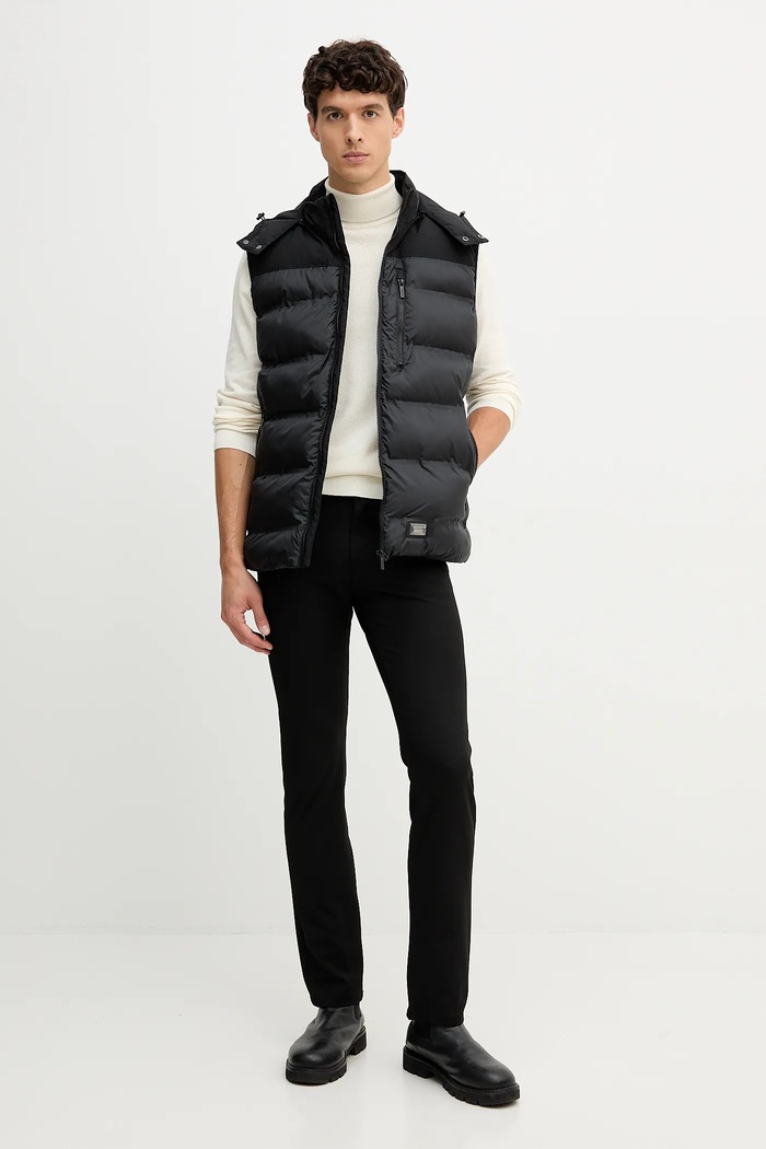 Nohavice Karl Lagerfeld 554815.265840 čierna AW25