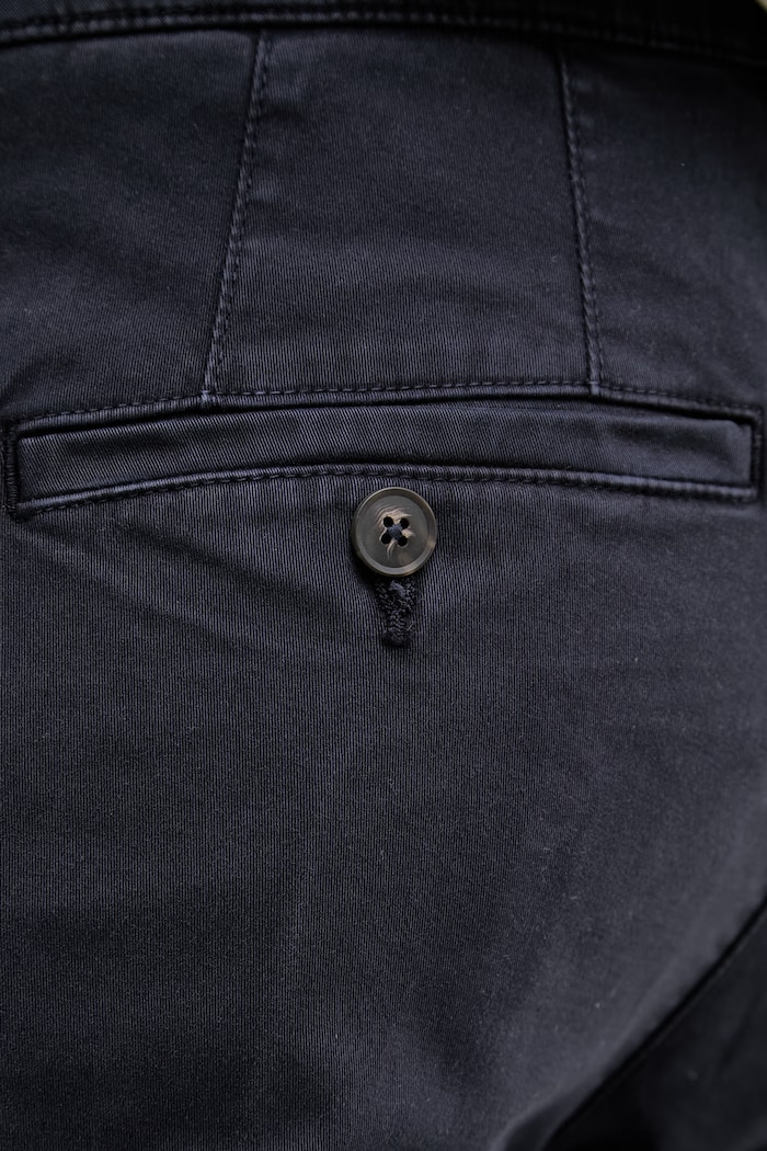 United Colors of Benetton pantaloni chinos bărbați din bumbac cu elastan bleumarin 4TZYUF04P