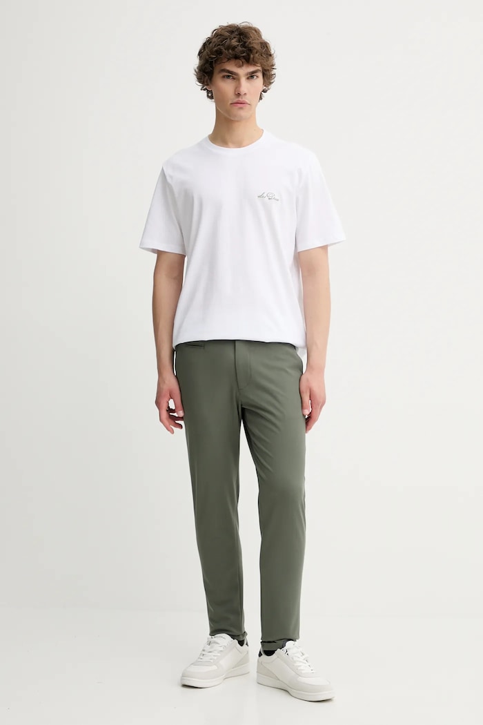 Kalhoty Les Deux 1000792 zelená AW25