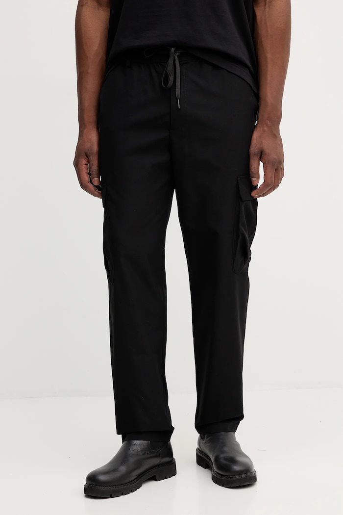 Παντελόνι Versace Jeans Couture ύφασμα μαύρο 79GAAD03.CQ10D
