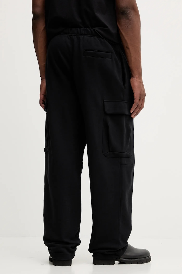 Oblečení Bavlněné tepláky Versace Jeans Couture 79GAAT08.CF01T černá