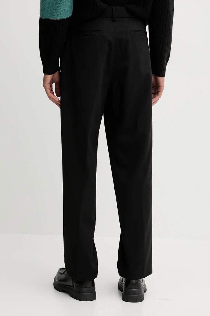 Îmbrăcăminte BARENA VENEZIA Pantaloni de lână Pantalone Nerio PAU5252.499 negru