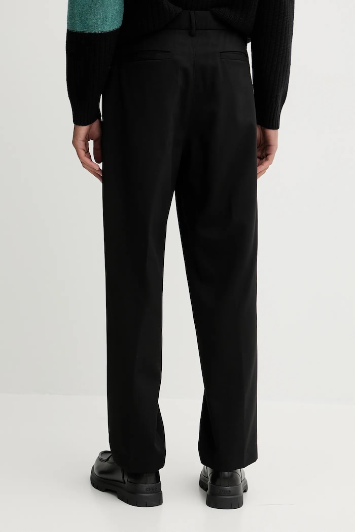 Îmbrăcăminte BARENA VENEZIA Pantaloni de lână Pantalone Nerio PAU5252.499 negru