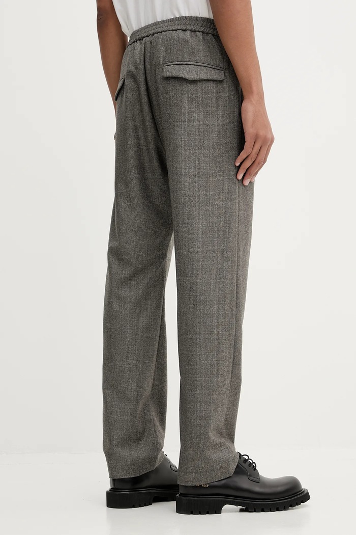 Oblačila Volnene hlače BARENA VENEZIA Pantalone Tosador PAU5259.501 siva