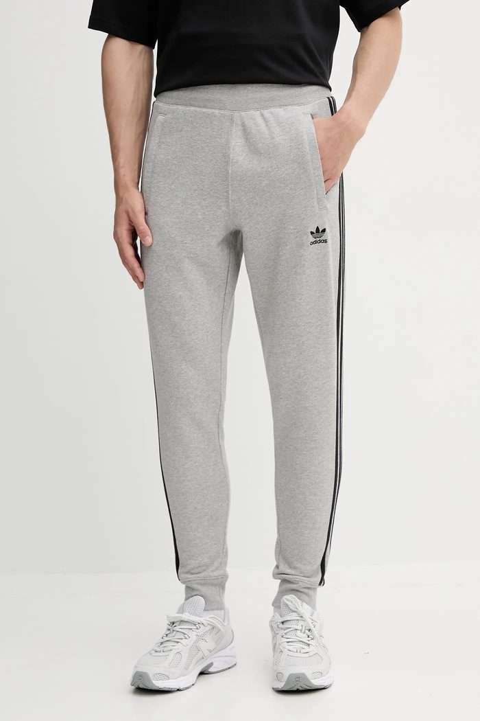 adidas Originals Spodnie dresowe 3-Stripes szary JY1387