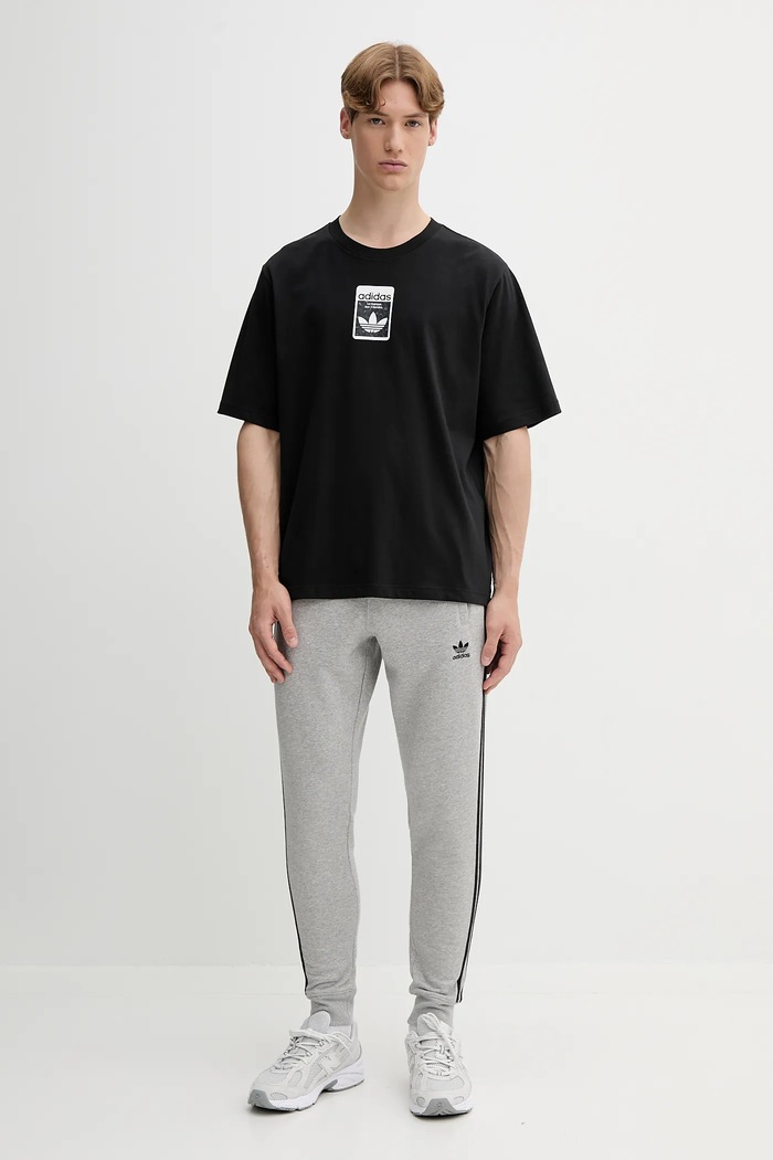 adidas Originals Spodnie dresowe 3-Stripes JY1387 szary AW25