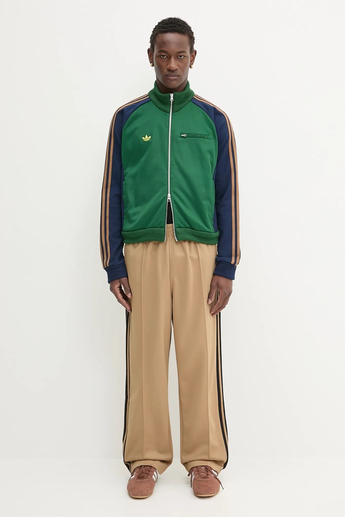 adidas Originals spodnie dresowe Baggy TP JY1419 beżowy