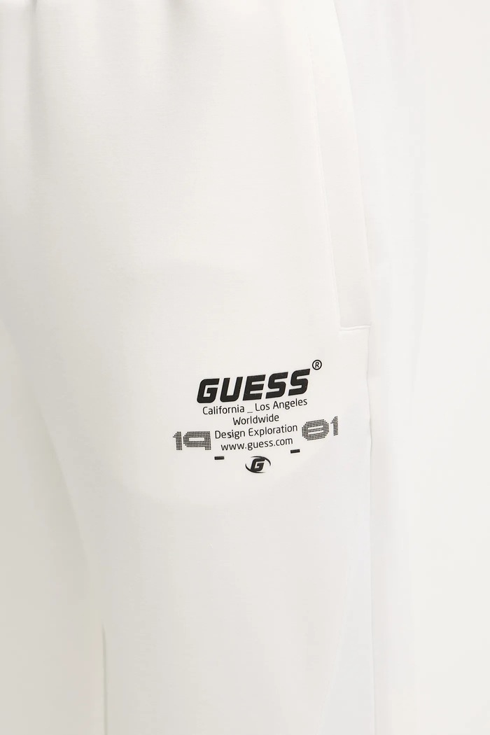 Παντελόνι φόρμας Guess RYOTA λευκό Z5BB00.KCNS2