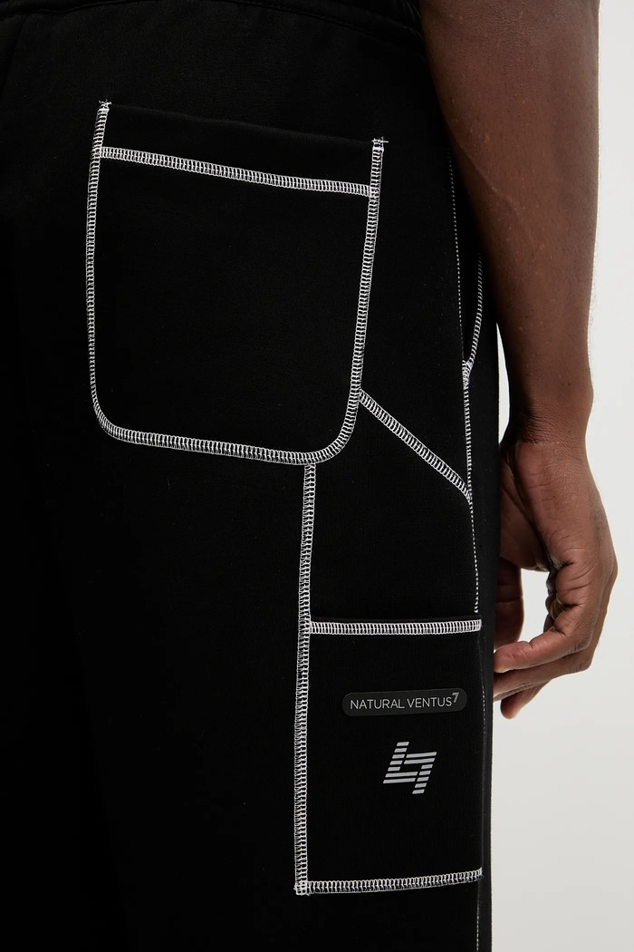 EA7 Emporio Armani pantaloni de trening negru AF13538.7M000663