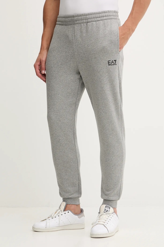 EA7 Emporio Armani pantaloni tuta melange grigio PJVTZ.8NPP64