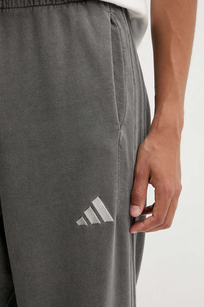 Bavlněné tepláky adidas All SZN šedá JL6524